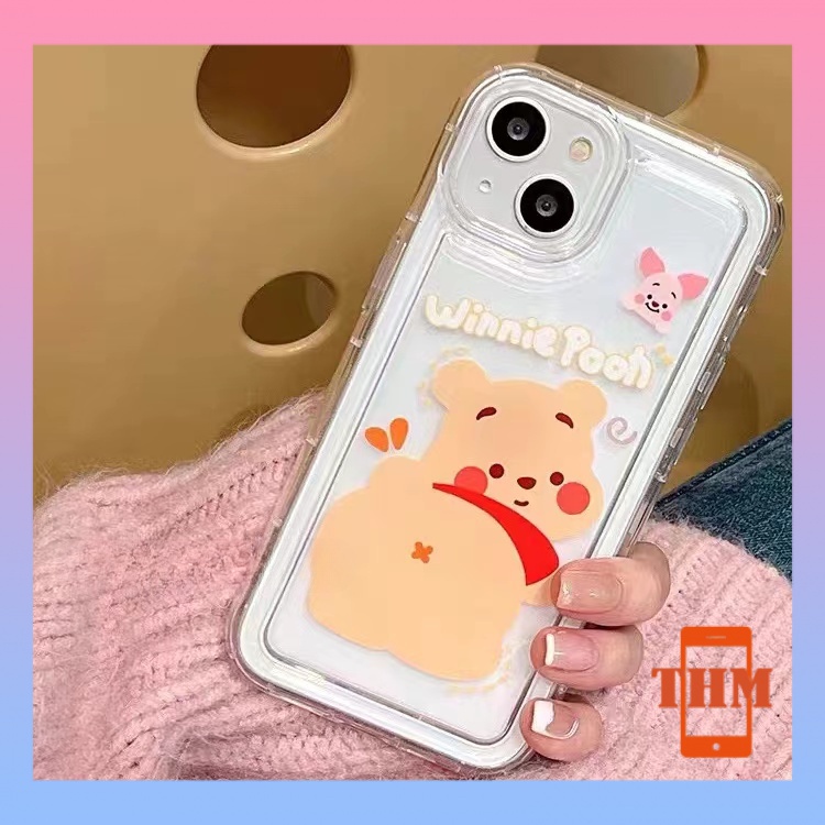 Ốp lưng iphone Phim hoạt hình Pacha Dog Vinnie Bear giảm xóc TPU túi khí trong suốt Cho Iphone 6 / 6S / 6splus / se / 7 / 7plus / 8 / 8plus / X / xs / xsmax / 11 / 12 / 13 / 14 / Plus / pro / pro max-703
