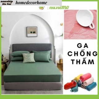 Ga chống thấm cho bé trơn màu kích thước m6/m8/2m2 Bọc đệm chống thấm nước