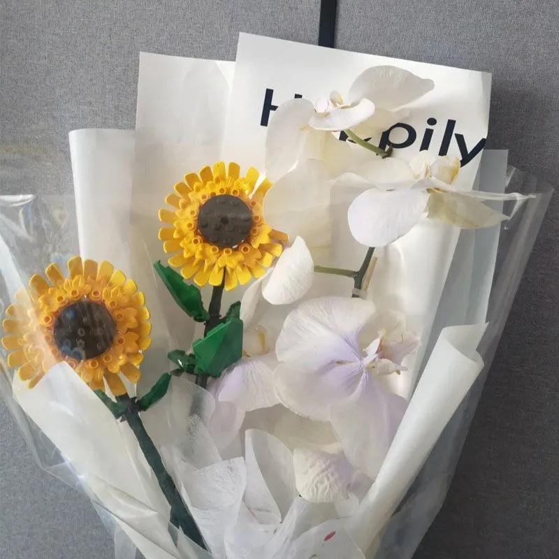 Bó Hoa Hướng Dương Nhân Tạo Dùng Làm Đồ Thủ Công DIY