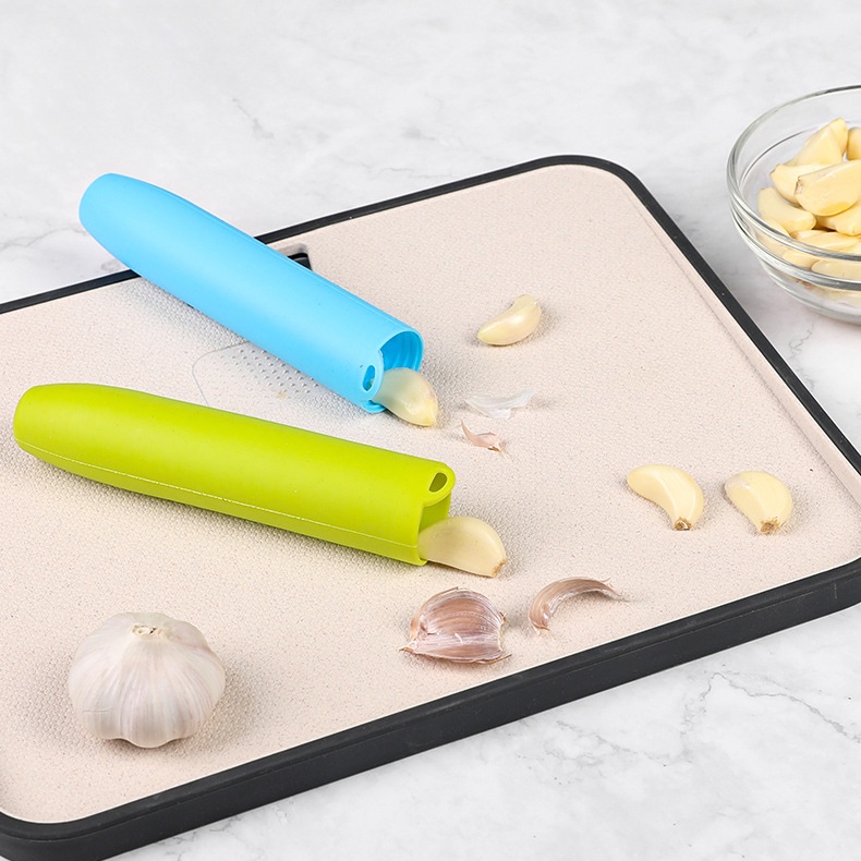Dụng Cụ Bóc Vỏ Tỏi Bằng Silicone Tiện Dụng Cho Nhà Bếp