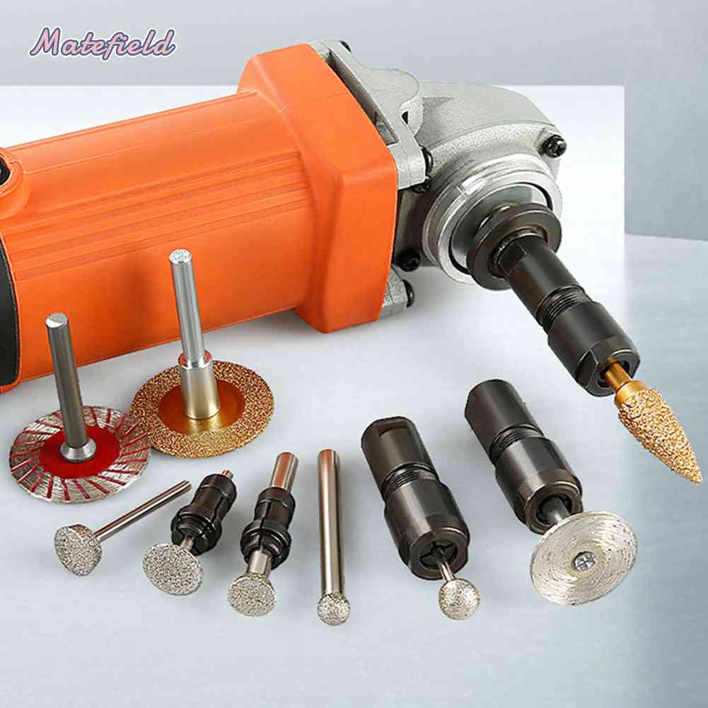 Bộ 2 Đầu Chuyển Đổi Máy Mài Góc 3 / 6mm Mới