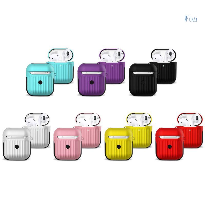 Vỏ Hộp Đựng Tai Nghe Không Dây Bluetooth Bằng Nhựa Cứng Chống Trầy Xước Cho Apple 2