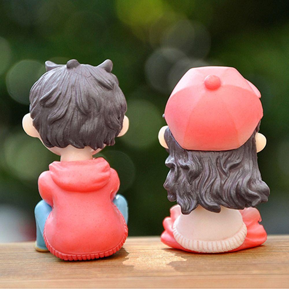 Bong Bóng Hình Cặp Đôi Hoạt Hình Trang Trí Xe Hơi