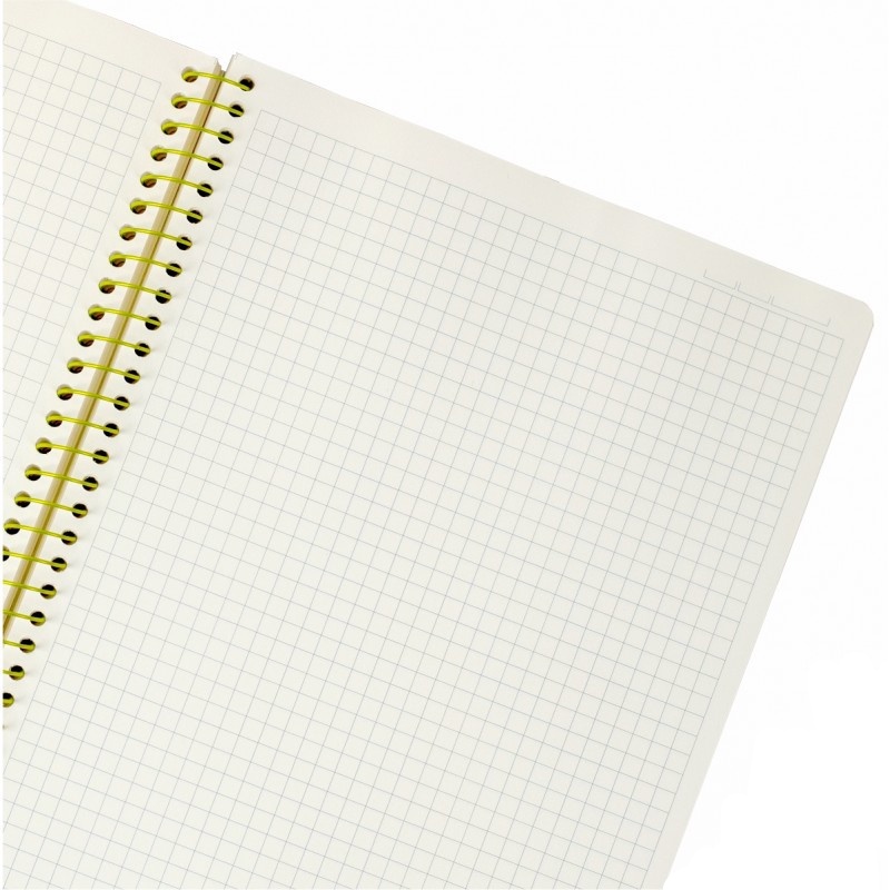 Sổ A4 caro ô vuông to 6x6mm 200 trang KLong lò xo đơn MS 590 VPPKLONG, tập vở bìa dễ thương- BUTDEP.NET