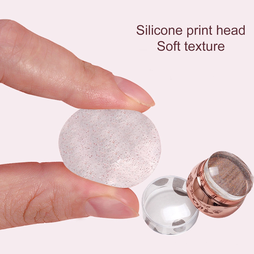 [beautymart] Dụng Cụ In Dấu Trang Trí Móng Tay Trong Suốt Không Biến Dạng Tốt