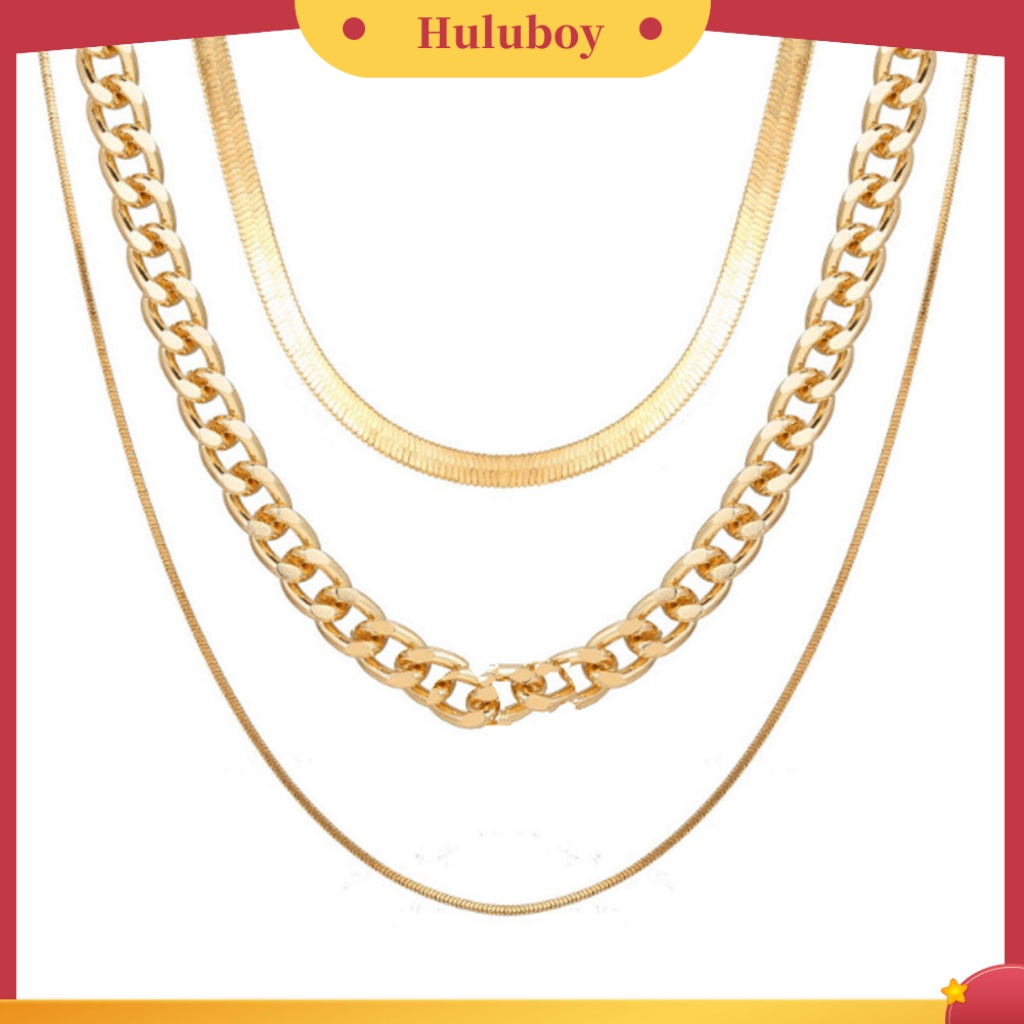 Áo Thun In Hình Huluboy Độc Đáo Cá Tính| Set 3 Vòng Cổ Choker Ba Lớp Thời Trang Cho Nữ