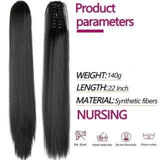 Tóc Giả Đuôi Ngựa Thẳng Dài 24inch