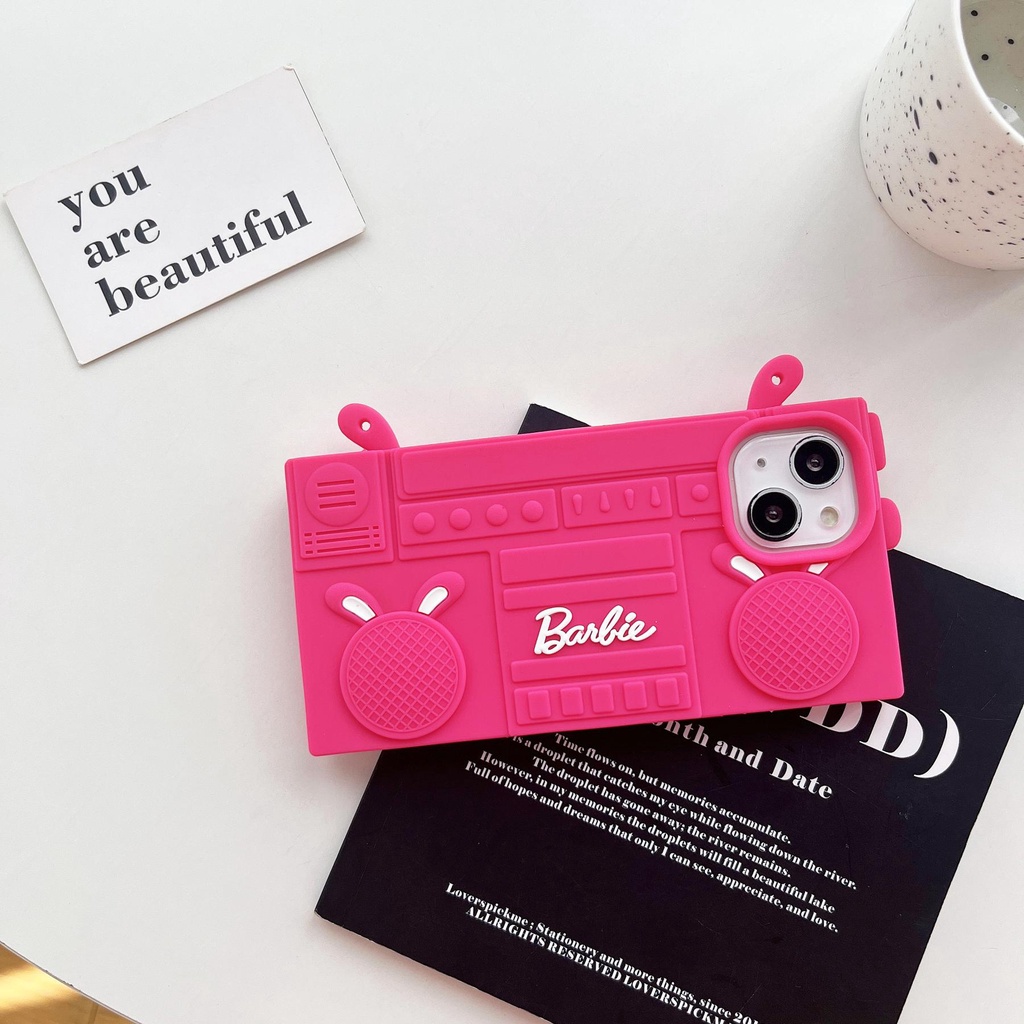 Ốp Điện Thoại Silicon Tpu Mềm Hình Radio 3D Sáng Tạo Bảo Vệ Toàn Diện Cho iPhone 14 13 12 11 Pro Max