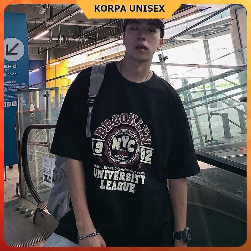 Áo thun tay lỡ form rộng hoạ tiết NYC 1992 - Unisex nam nữ đều mặc được