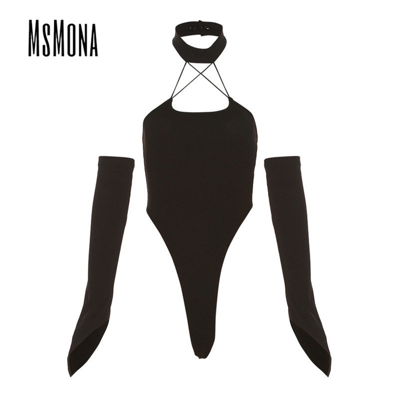 MsMona Bộ Áo Liền Quần Dáng Ôm Màu Trơn Thời Trang 2023 Dành Cho Nữ | BigBuy360 - bigbuy360.vn