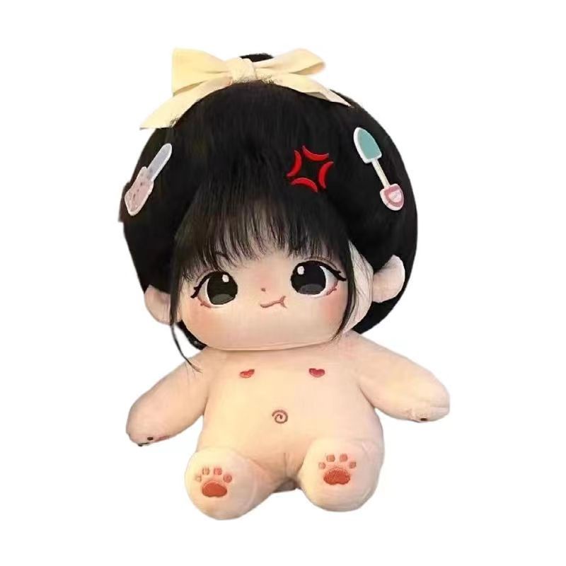 Búp Bê Nhồi Bông Cứng Bằng Cotton 20cm Dễ Thương