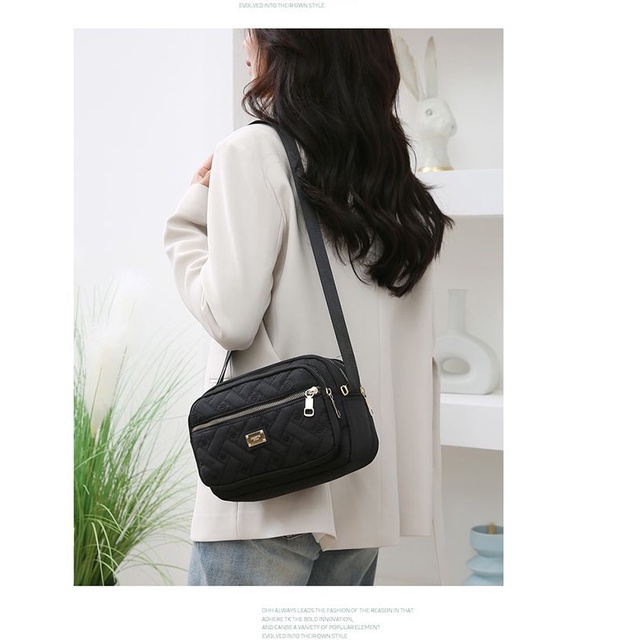 Túi Xách Vải Oxford Nhiều Ngăn Chống Thấm Nước Thời Trang Công Sở Cho Nữ