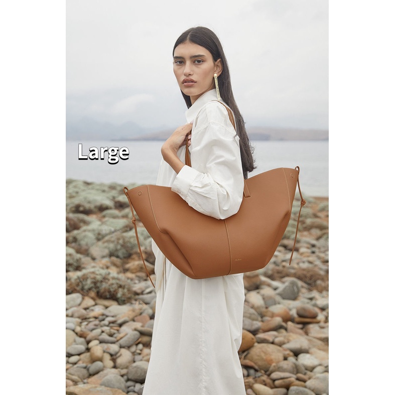 Túi Xách Đeo Vai / Kẹp Nách Chất Liệu Da Bò Họa Tiết Mặt Cười Phong Cách Thời Trang Pháp Dành Cho Nữ