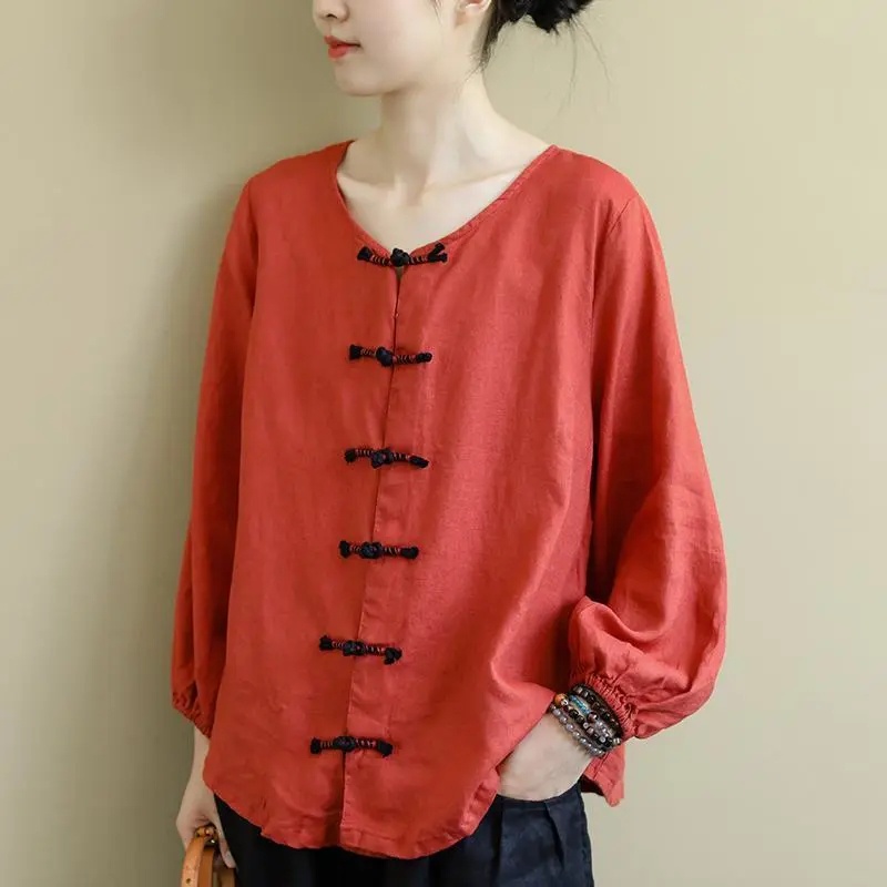 Áo Khoác Cardigan Chất Liệu cotton Lanh Dáng Rộng Thời Trang Dành Cho Nữ