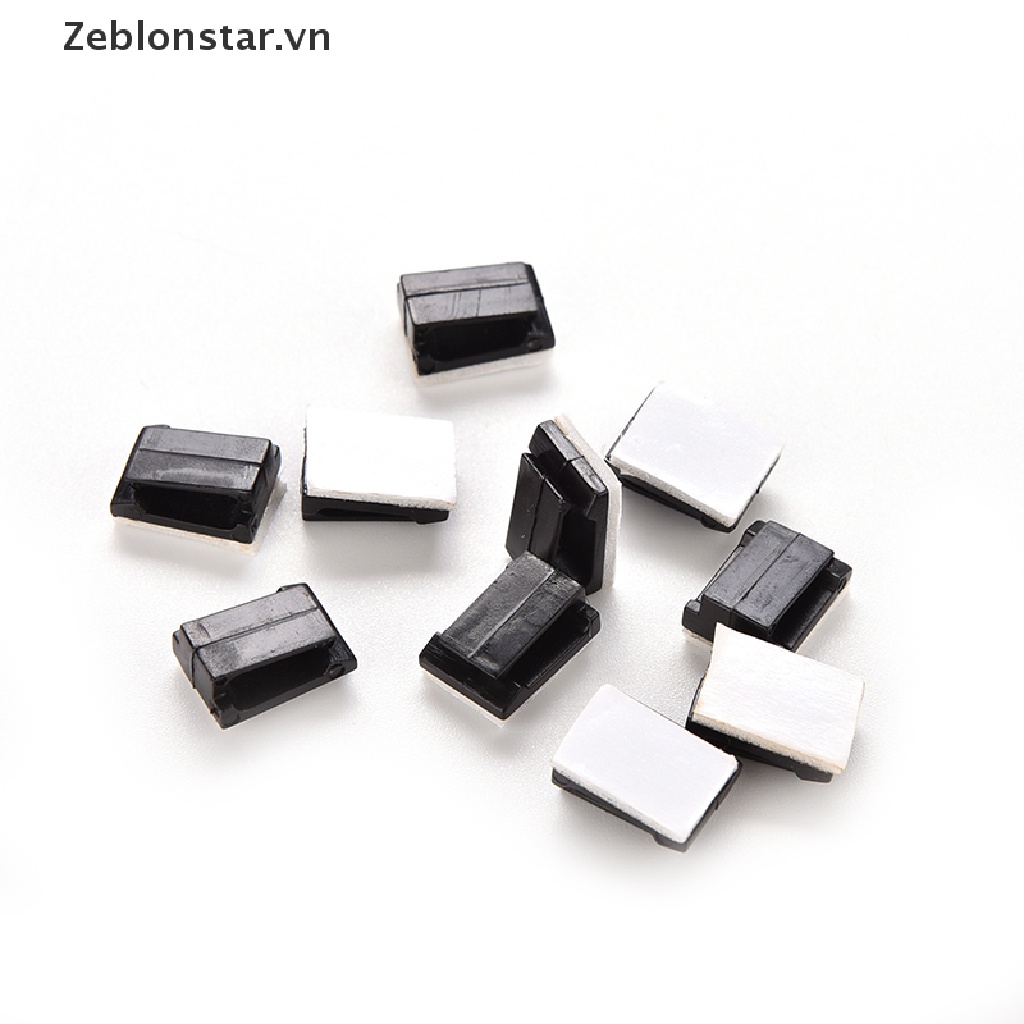 Bộ 10 Kẹp Giữ Dây Cáp Gọn Gàng Trên Xe Hơi Tiện Dụng