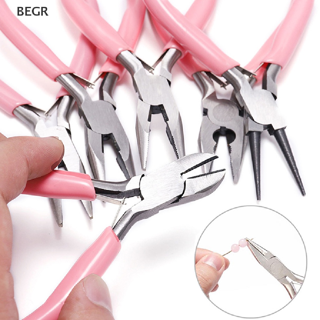 Kìm Cắt Hạt Làm Trang Sức Thủ Công Mini Mũi Tròn Cách Điện vn