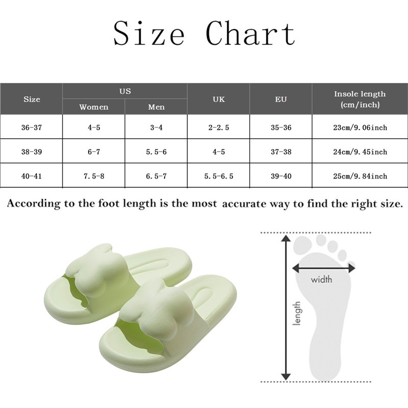 Dép Đi Trong Nhà Đế Dày Chống Trượt Màu Trơn Thời Trang Cho Nữ