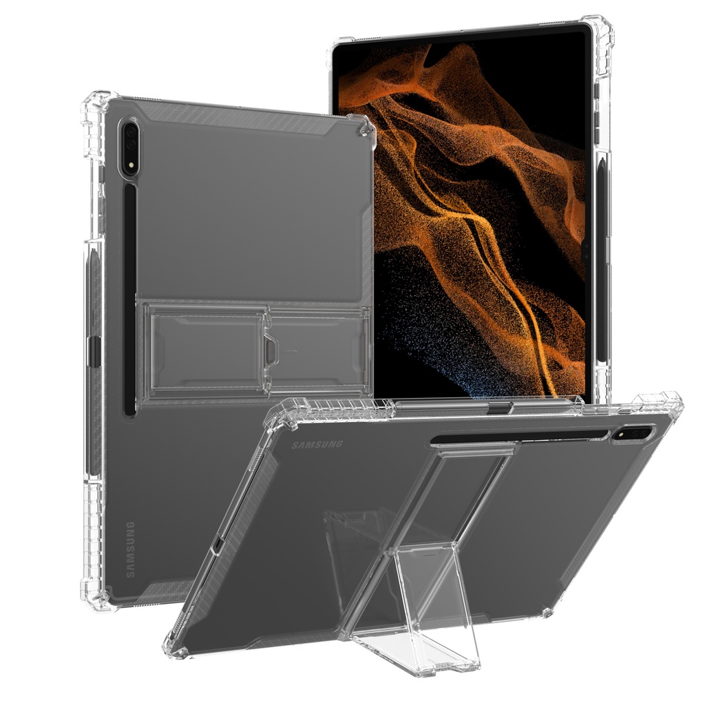Ốp Máy Tính Bảng TPU + Acrylic Chống Sốc Có Ngăn Đựng Bút Cho Samsung Galaxy Tab S8 Ultra 14.6 "Case 2022 SM-X900 SM-X906