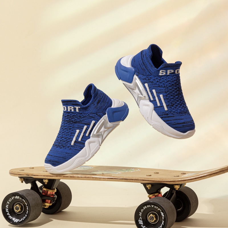 Bololo Giày Sneaker Thiết Kế Mới Thoáng Khí Năng Động Thời Trang Dành Cho Bé