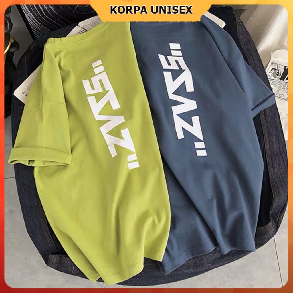 [ Ảnh Thật ] Áo thun tay lỡ form rộng phông in hoạ tiết chữ sành điệu - Unisex nam nữ đều mặc được