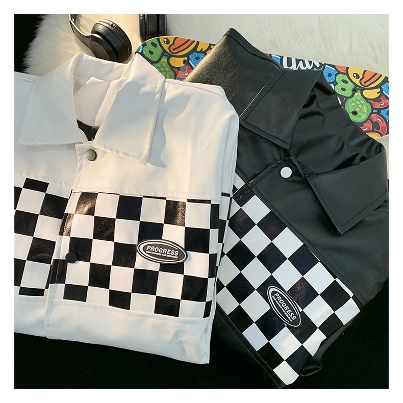 Áo Khoác Bóng Chày Chất Liệu Da Cao Cấp Thời Trang Dành Cho Nam