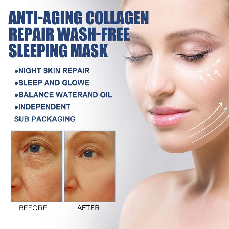 Mặt Nạ Ngủ Collagen Chống Nếp Nhăn Lão Hóa Làm Săn Chắc Da