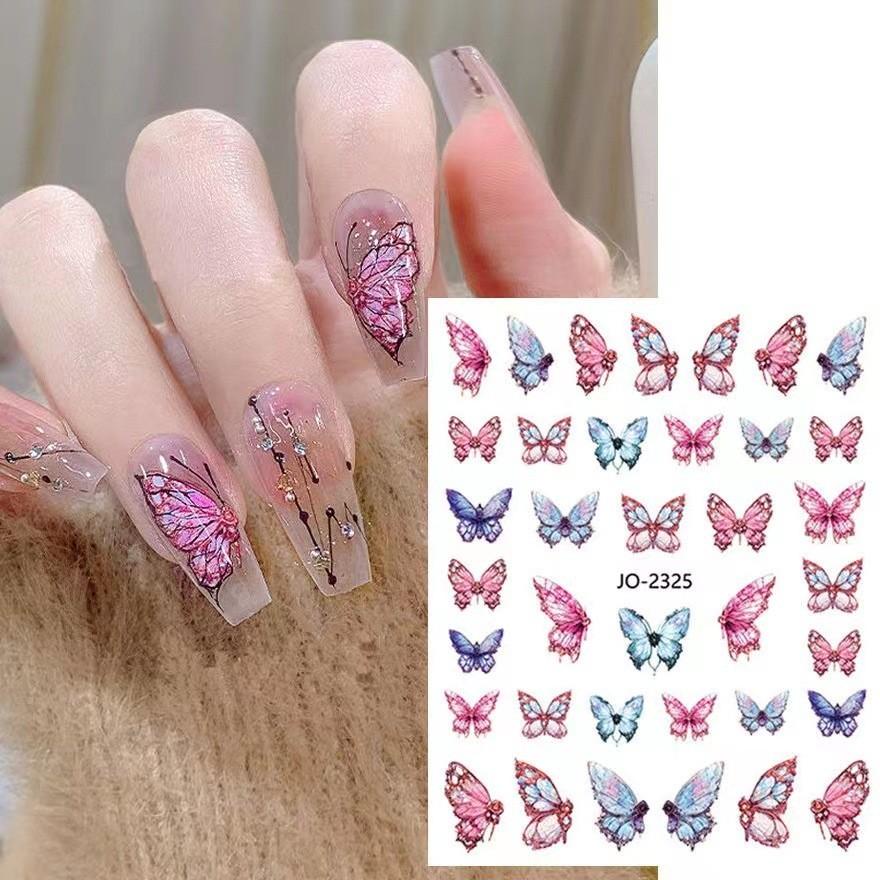Sticker 3D | Bướm Mới 2023 | Hình Dán Móng Tay