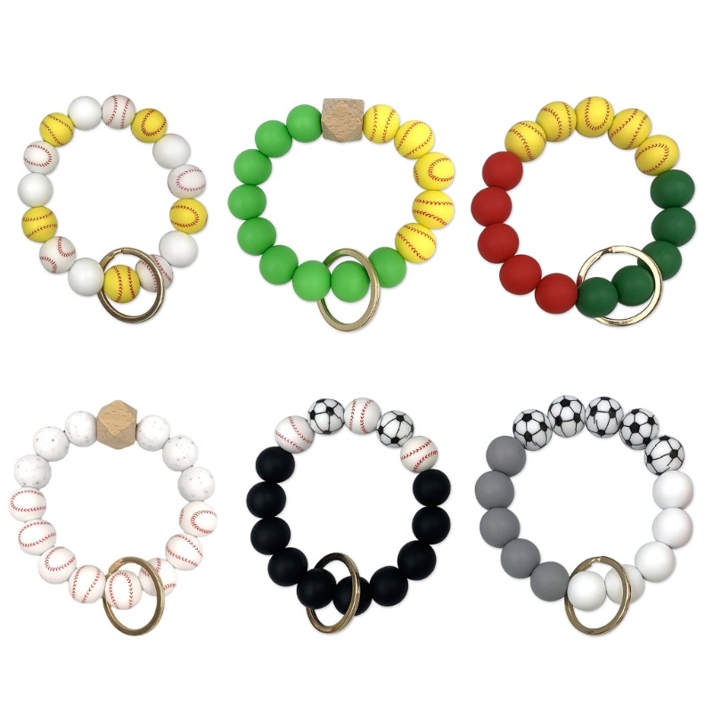 Vòng Tay Chuỗi Hạt Bằng Silicone Siêu Co Giãn Cho Nam Và Nữ