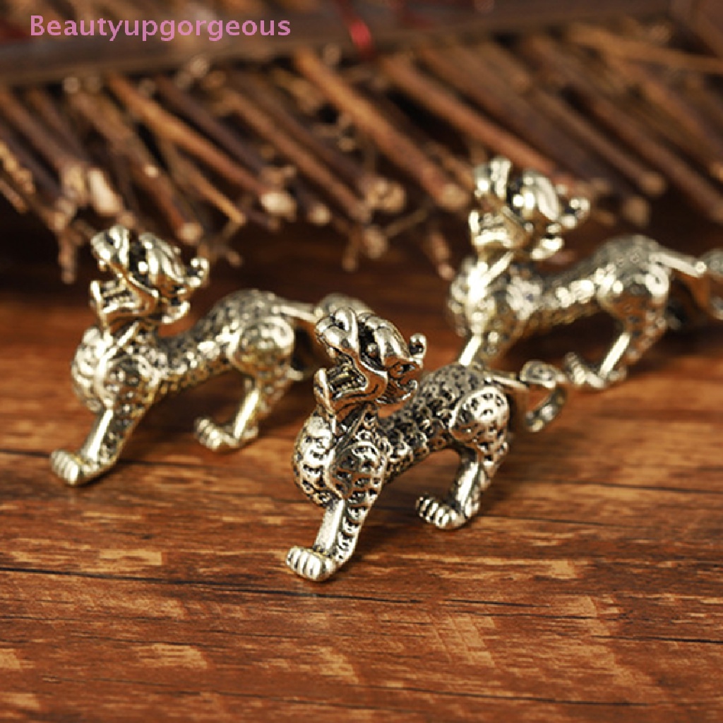 Móc Khóa Hình Động Vật Bằng Đồng Thau Đẹp Mắt