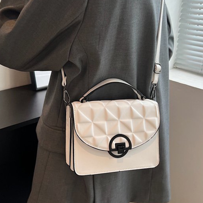 Túi Đeo Chéo Bằng Da pu Có Khóa Nam Châm Thời Trang Cho Nữ