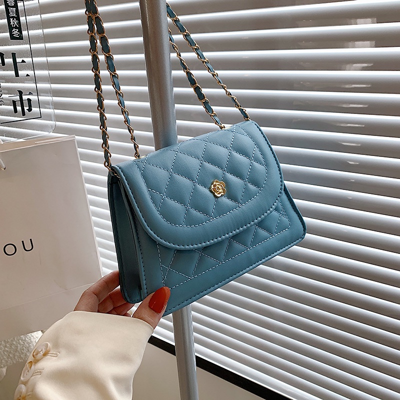 Mischa Túi Xách Đeo Vai Hình Vuông Bằng Da PU Màu Trơn Phong Cách Phương Tây Đơn Giản Chất Lượng Cao