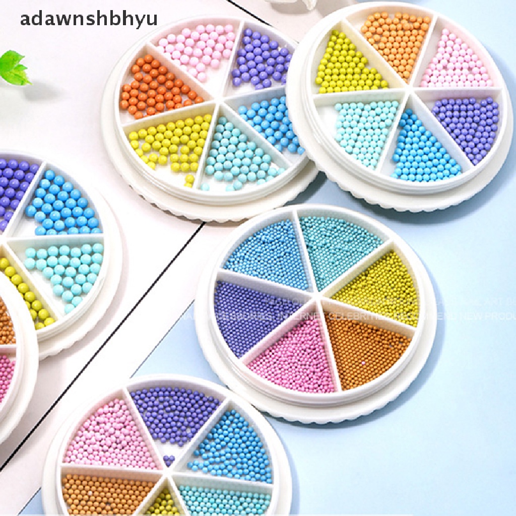 Hạt Cườm 3D Mini Nhiều Màu Sắc Dùng Trang Trí Móng Tay Nghệ Thuật DIY