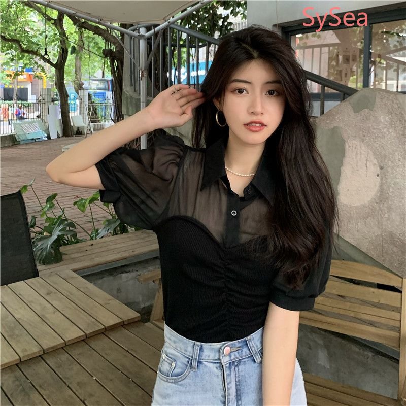 Áo Sơ Mi Voan Thời Trang Mùa Hè Pháp Dành Cho Nữ