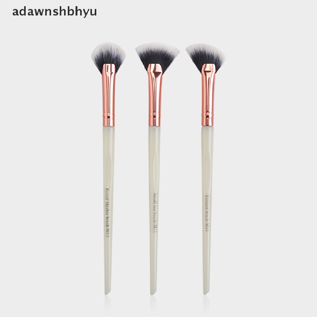 Set 3 Cọ Trang Điểm Phấn Mắt Mềm Mượt Thiết Kế Hình Quạt Nhỏ Gọn Tiện Dụng VN