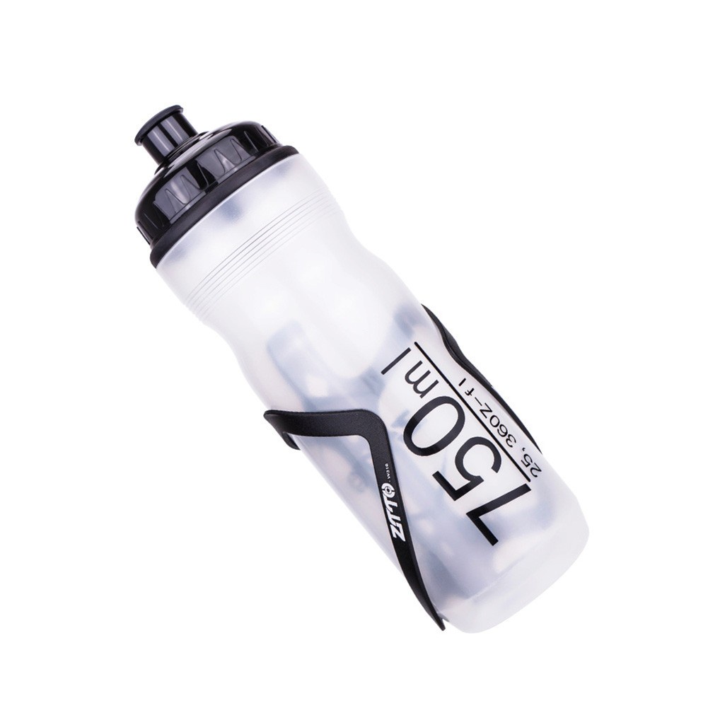 Bình Nước 750ml Bằng Silicone Cho Xe Đạp Leo Núi