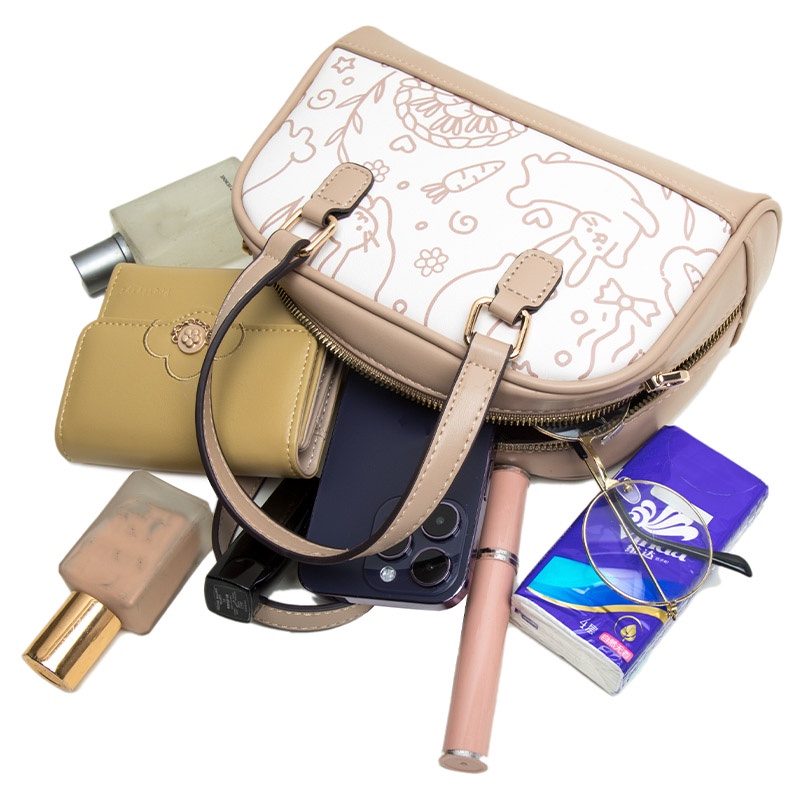 Túi Đeo Chéo Họa Tiết Hoạt Hình Dễ Thương Thời Trang Cho Nữ