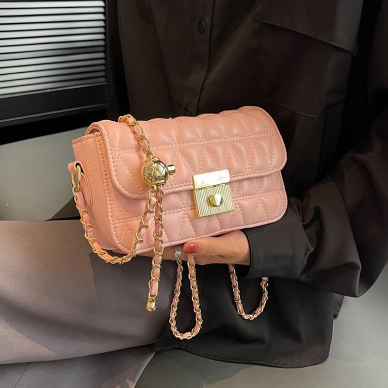 Túi Xách Đeo Vai Họa Tiết Hình Thoi Ánh Sáng Cao Sang Trọng Cho Nữ