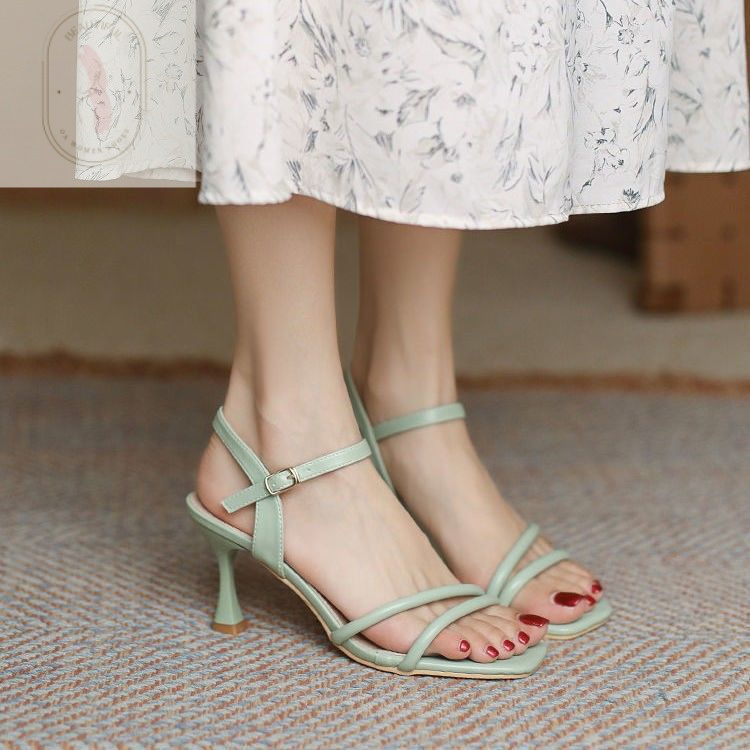 Sandal Cao Gót Phong Cách Thời Trang Mùa Hè 2023 Mới Cho Nữ