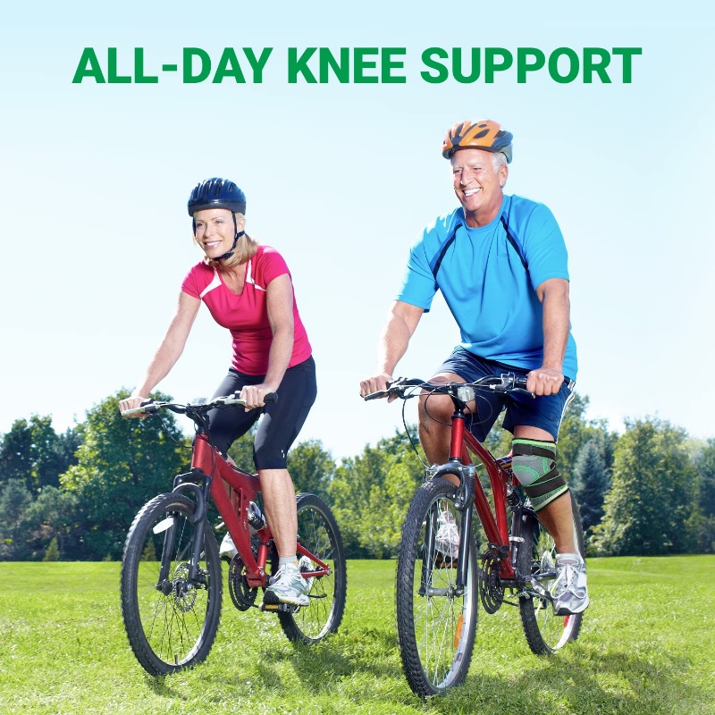 Đai Quấn Đầu Gối Co Giãn Thoáng Khí Hỗ Trợ Giảm Đau Tiện Dụng
