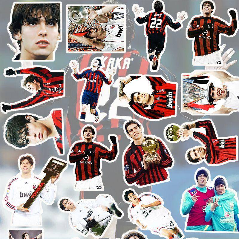 Miếng Dán Trang Trí Hình Ngôi Sao Bóng Đá Kaka Brazil