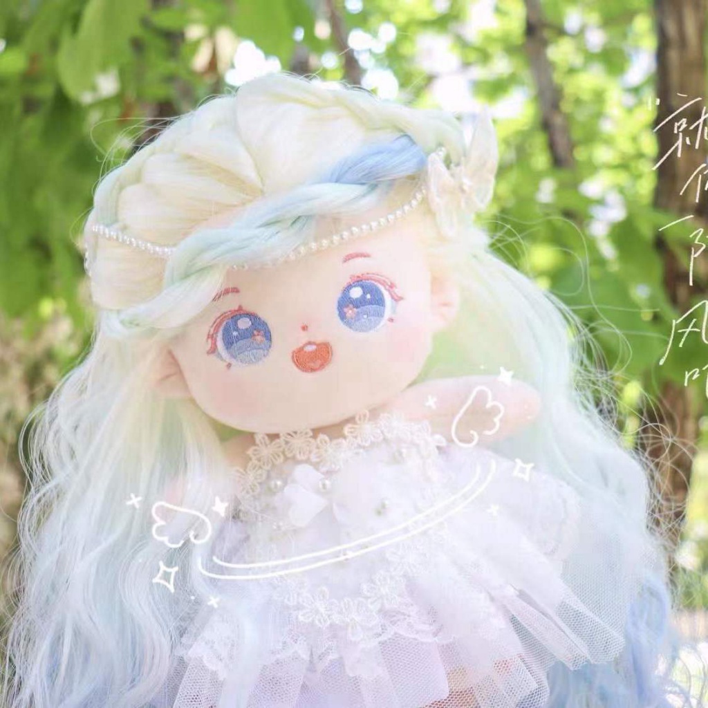 Bộ Sưu Tập Búp Bê Em Bé Bằng Vải Cotton 20cm Đính Kim Cương Thủ Công Không Có Búp Bê