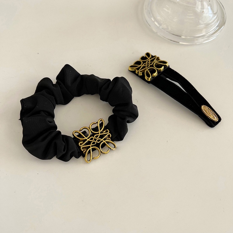 Kẹp Tóc Da Màu Đen Thanh Lịch Cho Nữ