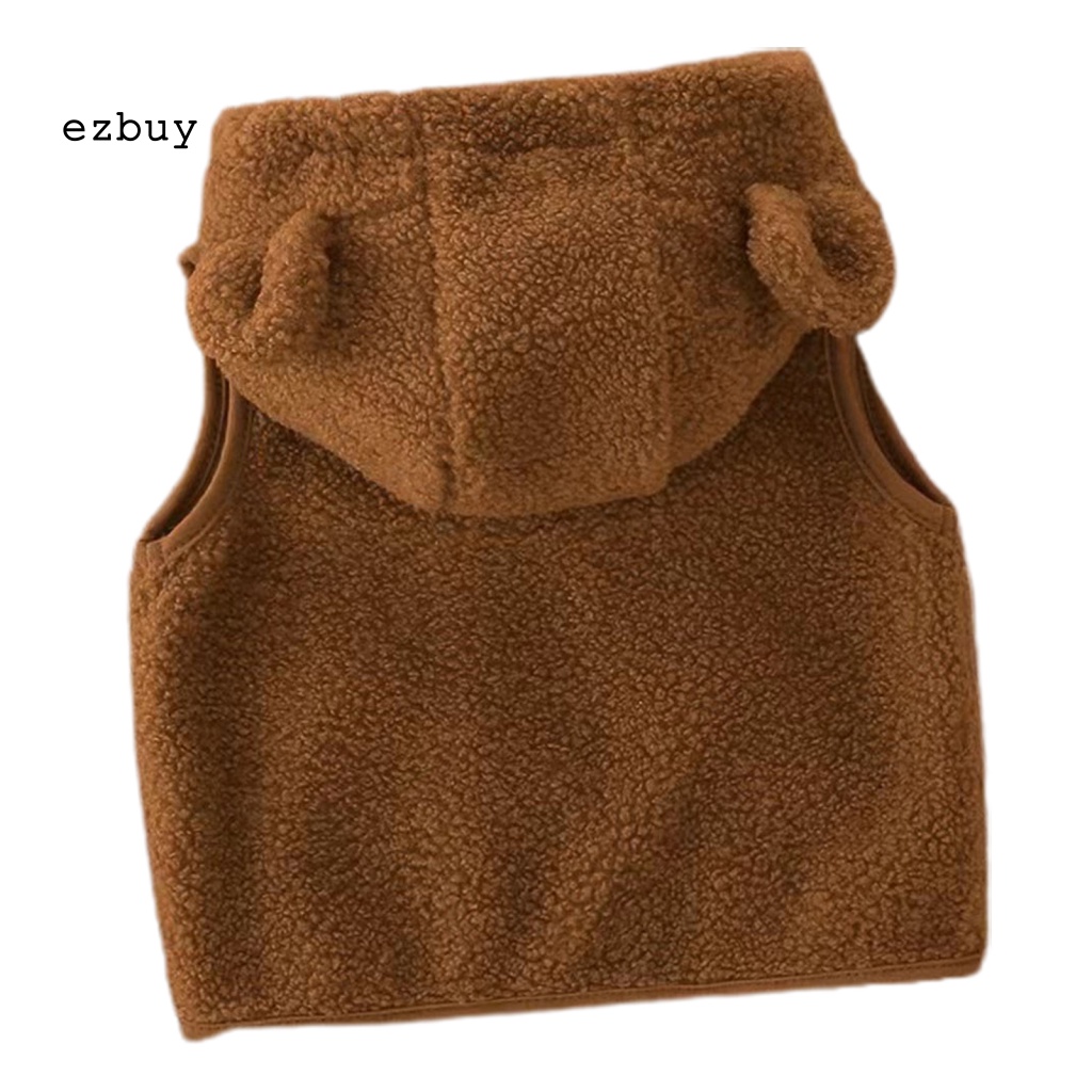 Áo Khoác Polyester Siêu Mềm Chống Mài Mòn Có Nón Trùm Giữ Ấm Mùa Thu Đông Cho Bé Sơ Sinh