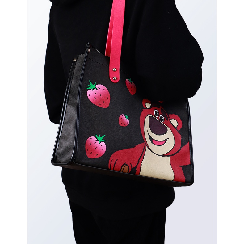 Túi Xách Cỡ Lớn In Hình Chuột Mickey Disney Dễ Thương Cho Nữ