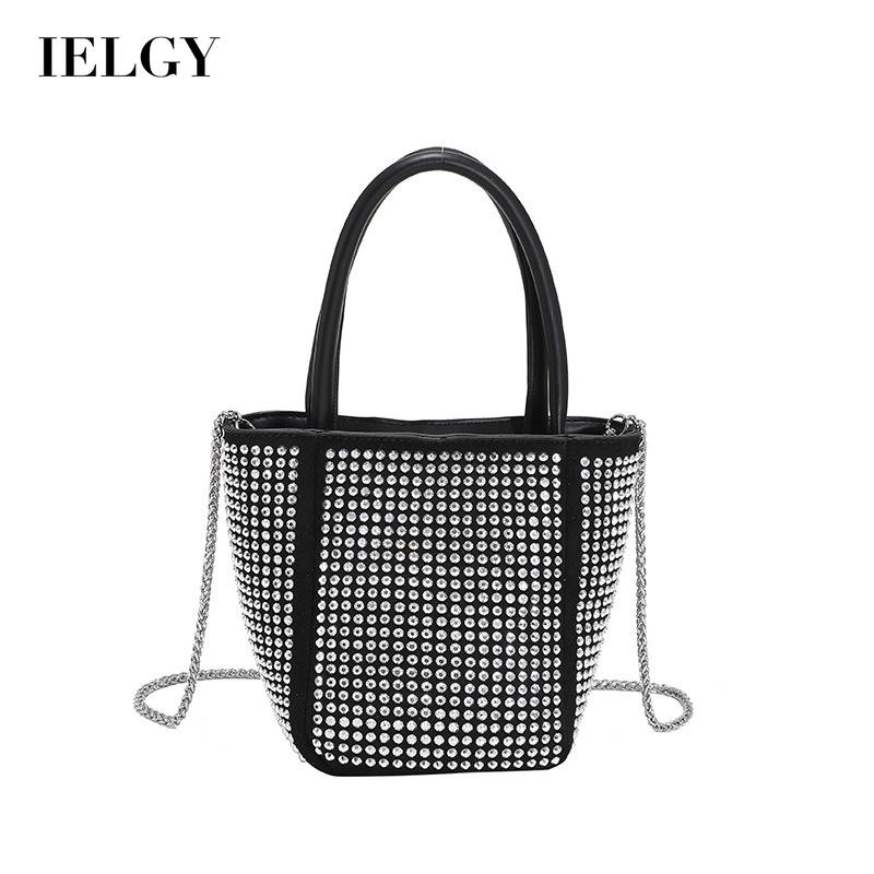 Túi Xách bucket Đeo Vai Đính Đá Lấp Lánh Thời Trang Cao Cấp Cho Nữ