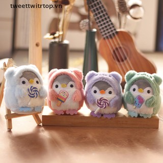 Móc Khóa Hình Chim Cánh Cụt Nhồi Bông Dễ Thương