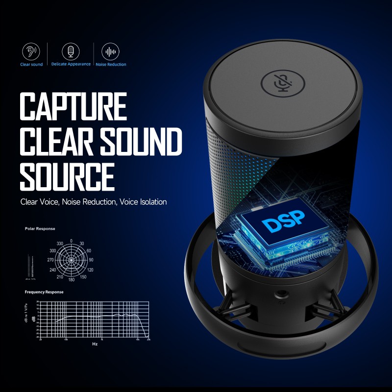 Micro USB Thu Âm Chuyên Nghiệp Cho Máy Tính