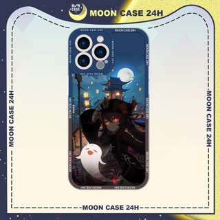 Ốp lưng iphone MOON CASE 24H Genshin Impact Hutao Art ip 8/x/xs/xs max/11/12/13/14pro/plus/promax