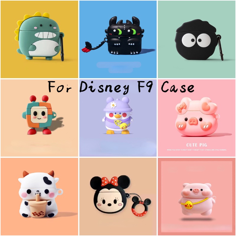 【Yosemite】Disney F9 Case Disney F9 ốp tai nghe Vỏ Bảo Vệ Hộp Sạc Tai Nghe Hoạt Hình Pikachu