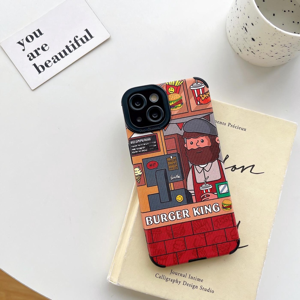 Ốp Điện Thoại Silicon TPU Mềm Chống Rơi Họa Tiết Hoạt Hình Cho iPhone 14 13 12 11 PRO XS XR Max 7 8 Plus